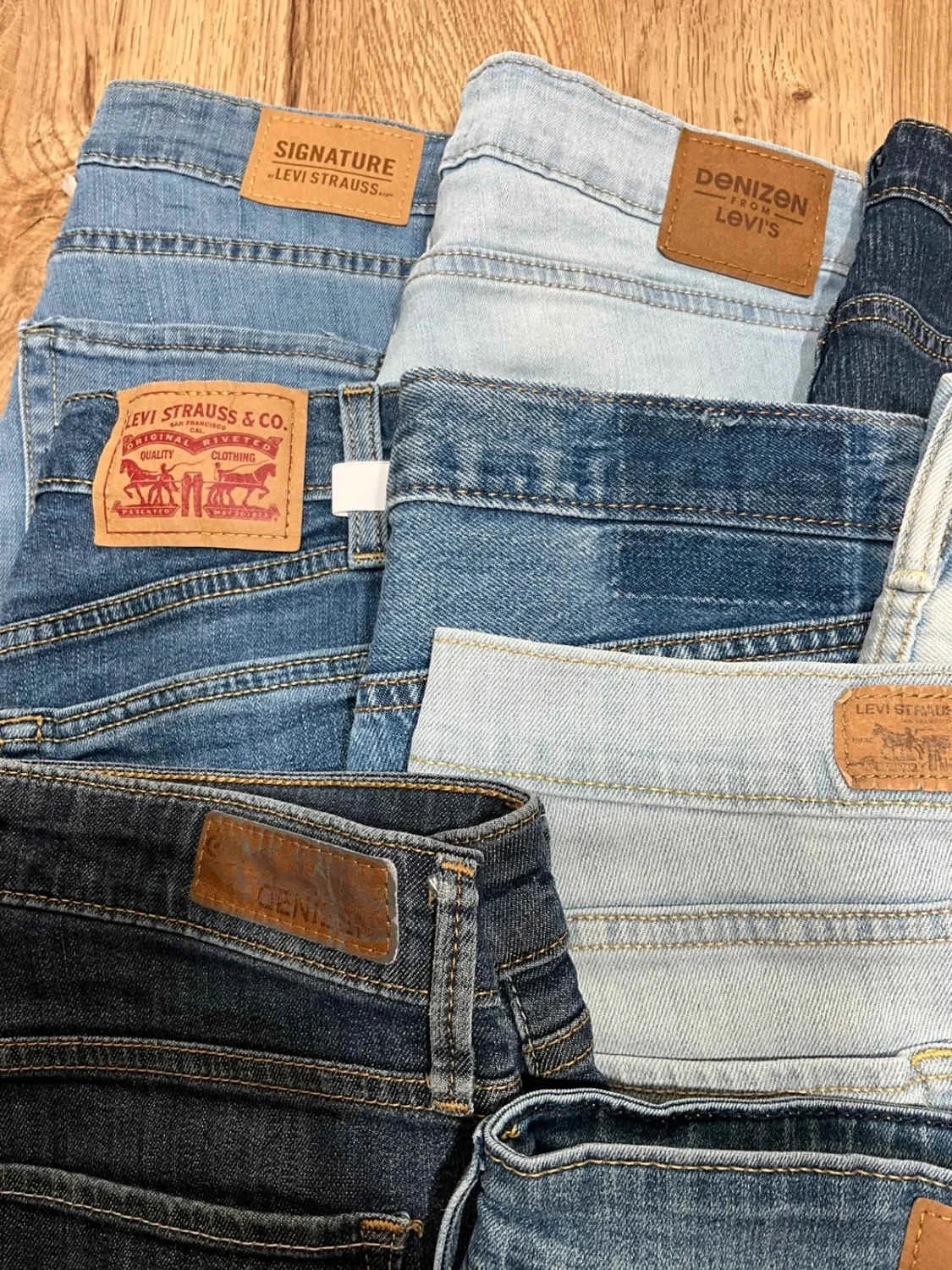 Lot 10 Shorts Levi's Femme Toutes tailles, toutes coupes  Bleu – photo 4